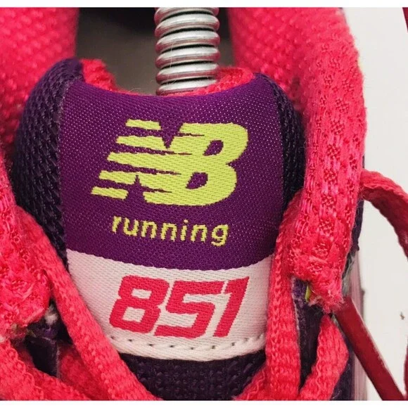 New Balance 851 Acteva Lite Running Sneakers Women's 6.5 Plum Pink Lime Low Shoe - Picture 10 of 11